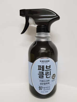더블유드레스룸 페브클린 500ml — 5점을 준 리뷰어가 2018년 11월 올린 사용 사진