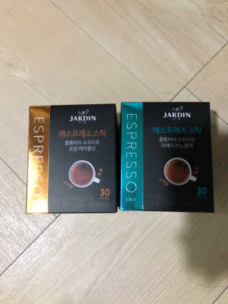 (주)쟈뎅 쟈뎅 에스프레소 스틱 [블랙+헤이즐넛 set] — 5점을 준 리뷰어가 2020년 2월 올린 사용 사진