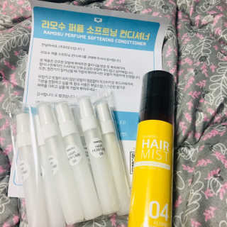 라모수 퍼퓸 소프트닝 컨디셔너 헤어 미스트 — 4점을 준 리뷰어가 2019년 1월 올린 사용 사진
