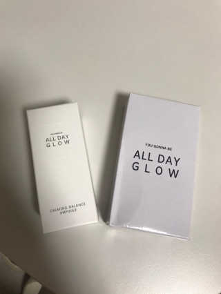 ALL DAY GLOW [올 데이 글로우] 카밍 밸런스 앰플 30ml — 5점을 준 리뷰어가 2019년 10월 올린 사용 사진
