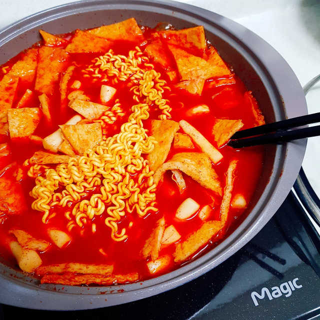 미쓰리떡볶이 just 10 min 패키지 리뷰 사진