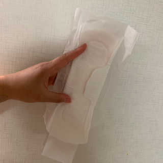 더뷰티드 비오셀 생리대 라이너 패키지 — 5점을 준 리뷰어가 2019년 10월 올린 사용 사진