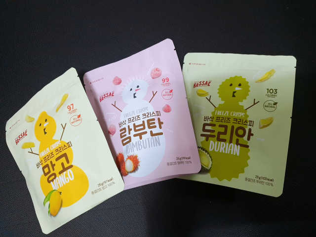 바삭 프리즈 크리스피 3종 리뷰 사진