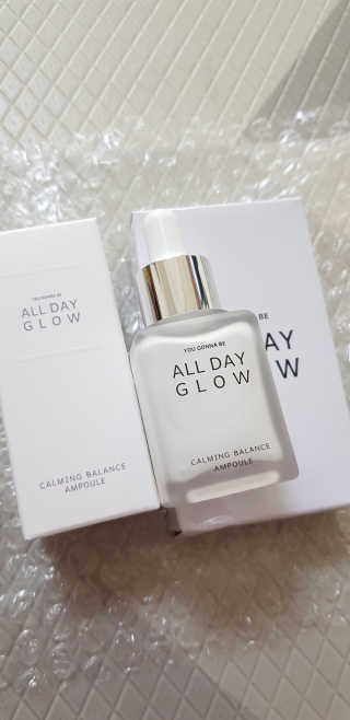 ALL DAY GLOW [올 데이 글로우] 카밍 밸런스 앰플 30ml — 5점을 준 리뷰어가 2019년 11월 올린 사용 사진