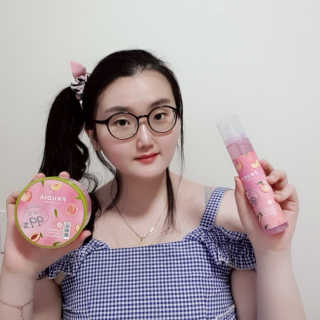 [후르디아] 복숭아 리얼 수딩젤 + 수딩젤 미스트 세트 — 5점을 준 리뷰어가 2019년 6월 올린 사용 사진