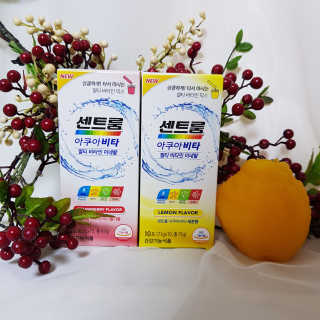 센트룸 아쿠아비타 레몬향, 딸기향 — 5점을 준 리뷰어가 2019년 6월 올린 사용 사진