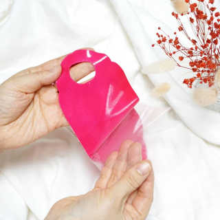 스케덤 펩타이드 리프팅밴드 — 4점을 준 리뷰어가 2019년 2월 올린 사용 사진