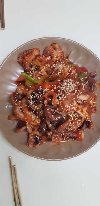 맵꾸미 쭈꾸미볶음 450g — 5점을 준 리뷰어가 2019년 9월 올린 사용 사진