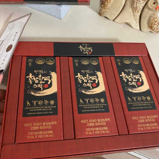 메이준뉴트리 박경호의 홍삼활력스틱 10ml x 30포 — 5점을 준 리뷰어가 2020년 2월 올린 사용 사진