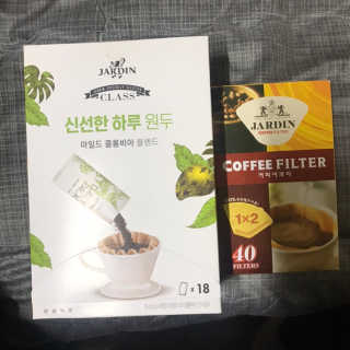 (주)쟈뎅 [쟈뎅] 클래스 신선한 하루 원두+여과지 SET — 3점을 준 리뷰어가 2019년 3월 올린 사용 사진