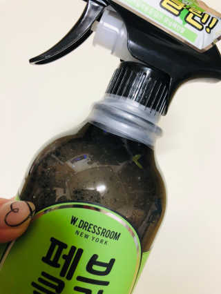 더블유드레스룸 페브클린 500ml — 5점을 준 리뷰어가 2018년 11월 올린 사용 사진