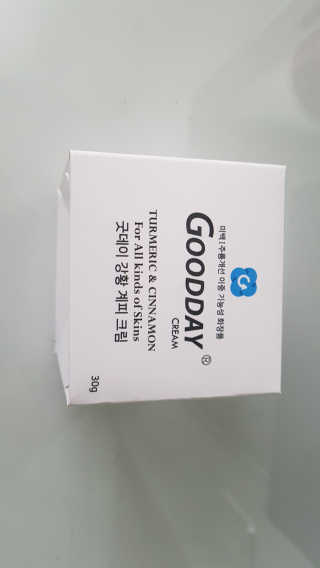 GoodDay Skincare GoodDay 강황 크림 — 5점을 준 리뷰어가 2019년 5월 올린 사용 사진