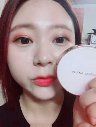 밀키드레스 바비메이크 베일 쿠션 — 4.17점을 준 리뷰어가 2018년 6월 올린 사용 사진