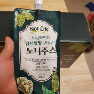 장수농가 남태평양 사모아 노니 원액 1L or 200mlx10팩 중 택 1 — 2.67점을 준 리뷰어가 2019년 1월 올린 사용 사진