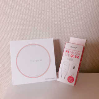 차지에이아이 큐티 고속 무선충전 4종 15W Qi인증 — 5점을 준 리뷰어가 2019년 10월 올린 사용 사진