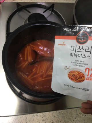 미쓰리떡볶이 just 10 min 패키지 — 4.33점을 준 리뷰어가 2018년 5월 올린 사용 사진