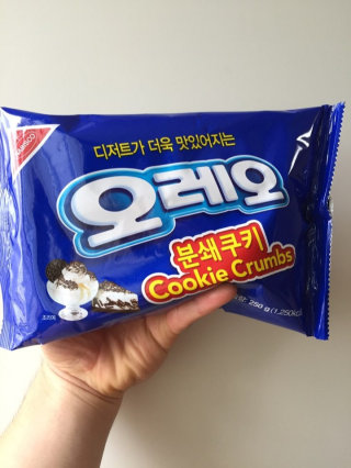 오레오 분쇄쿠키 — 4.5점을 준 리뷰어가 2016년 9월 올린 사용 사진