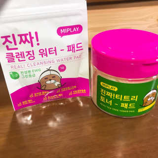 미플레이 진짜 티트리 토너 패드 — 5점을 준 리뷰어가 2018년 11월 올린 사용 사진