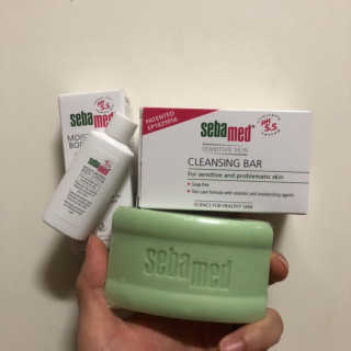세바메드 클래식 클렌징 바[비누] + 바디로션 15ml — 3.5점을 준 리뷰어가 2019년 9월 올린 사용 사진