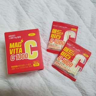 매드비타C 1000 — 5점을 준 리뷰어가 2019년 4월 올린 사용 사진