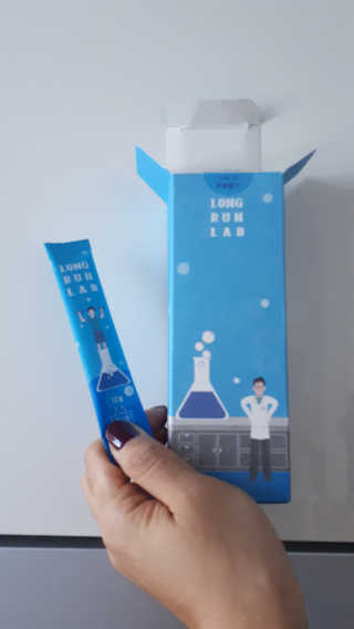 BAIO HEALTH LABS LONG RUN LAB 10개입 1박스 — 5점을 준 리뷰어가 2020년 1월 올린 사용 사진