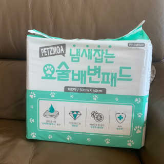페츠모아 냄새잡는 요술배변패드 — 5점을 준 리뷰어가 2020년 3월 올린 사용 사진
