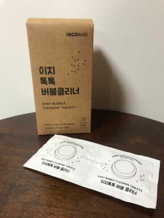 [에코앤드]이지톡톡 버블클리너 1종세척제 — 5점을 준 리뷰어가 2019년 8월 올린 사용 사진