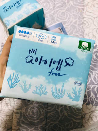 보타메디 마이아이엠 생리대 — 4점을 준 리뷰어가 2019년 2월 올린 사용 사진