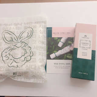 포레스트힐 그린 밸런스 클렌져 100ml + 토끼 헤어밴드 — 4점을 준 리뷰어가 2020년 2월 올린 사용 사진