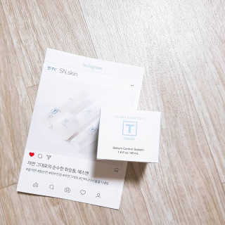 SN 에스엔 티크림 — 4.17점을 준 리뷰어가 2017년 12월 올린 사용 사진