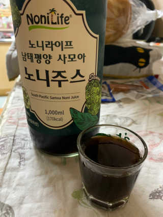 장수농가 남태평양 사모아 노니 원액 1L or 200mlx10팩 중 택 1 — 5점을 준 리뷰어가 2019년 1월 올린 사용 사진