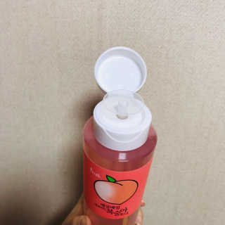 프레티 복숭아 토너 + 소프트 엠보 코튼 화장솜 — 5점을 준 리뷰어가 2019년 4월 올린 사용 사진