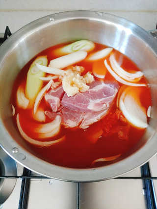 땡땡쿡 더실비김치찌개 2인분 710g 라면사리 포함 — 5점을 준 리뷰어가 2020년 2월 올린 사용 사진