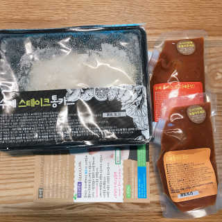 수제돈까스 스테이크통카스 맛있는 아이들간식 — 5점을 준 리뷰어가 2018년 7월 올린 사용 사진