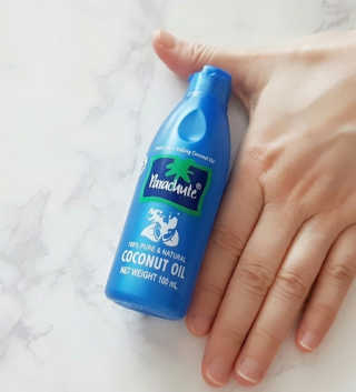 파라슈트 100퍼 코코넛오일 100ml — 5점을 준 리뷰어가 2018년 8월 올린 사용 사진