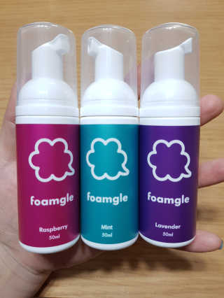폼글 I foamgle [폼글] 거품가글 50ml 3종 - 민트, 라벤더, 라즈베리 — 5점을 준 리뷰어가 2019년 11월 올린 사용 사진
