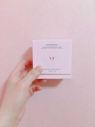 브이티 코스메틱 VT 리얼 콜라겐 팩트 — 3.5점을 준 리뷰어가 2017년 4월 올린 사용 사진