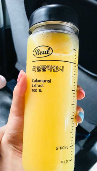 장수농가 리얼깔라만시 — 4.5점을 준 리뷰어가 2018년 6월 올린 사용 사진