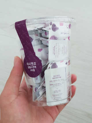 야시엔코 앰플수면팩 퍼플 — 4.33점을 준 리뷰어가 2018년 7월 올린 사용 사진