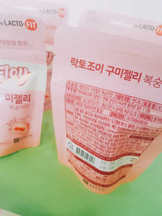 락토조이 구미젤리 복숭아맛 — 3.5점을 준 리뷰어가 2019년 6월 올린 사용 사진