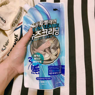 트로닉 클린팟 가바무라 슈즈크리닝 운동화세탁세제 — 3점을 준 리뷰어가 2018년 4월 올린 사용 사진