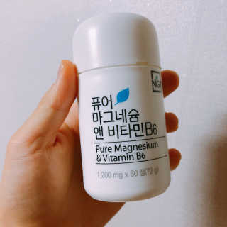 네츄럴굿띵스 퓨어 마그네슘 앤 비타민B6 30일분 — 5점을 준 리뷰어가 2018년 5월 올린 사용 사진