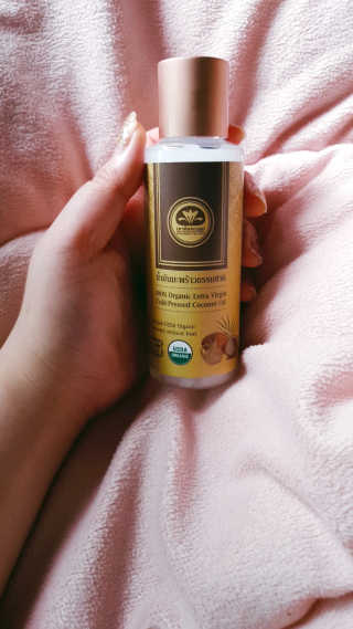 카오코탈라이푸 카오코 오가닉 버진 코코넛오일 100ml／바르는오일 — 5점을 준 리뷰어가 2018년 5월 올린 사용 사진