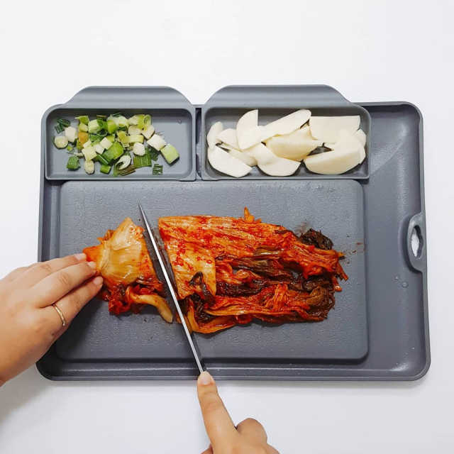 국물이 흐르지않는 위생적인 더블세이브 도마 리뷰 사진