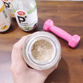 하림 P+ 닭가슴살 프로틴 쉐이크 — 2점을 준 리뷰어가 2019년 6월 올린 사용 사진