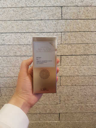 프리티스킨 스네일 올인원 선프라이머 — 5점을 준 리뷰어가 2019년 6월 올린 사용 사진