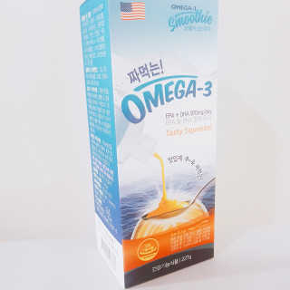 오메가-3스무디 [오메가스무디] 짜먹는 오메가3 DHA 임산부 어린이 — 5점을 준 리뷰어가 2019년 4월 올린 사용 사진