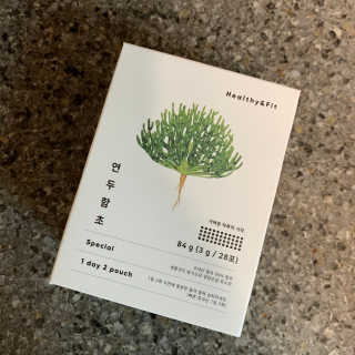 헬씨앤핏 디톡스와 변비에 탁월한 연두함초. 천연변비약으로 유명 — 5점을 준 리뷰어가 2020년 1월 올린 사용 사진