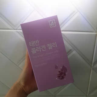 네츄럴굿띵스 태반 콜라겐 젤리 15포 — 5점을 준 리뷰어가 2019년 6월 올린 사용 사진