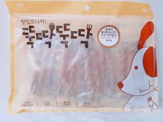 [펫토리아] 뚝딱뚝딱 400g 강아지 간식 베스트5종 — 5점을 준 리뷰어가 2019년 1월 올린 사용 사진